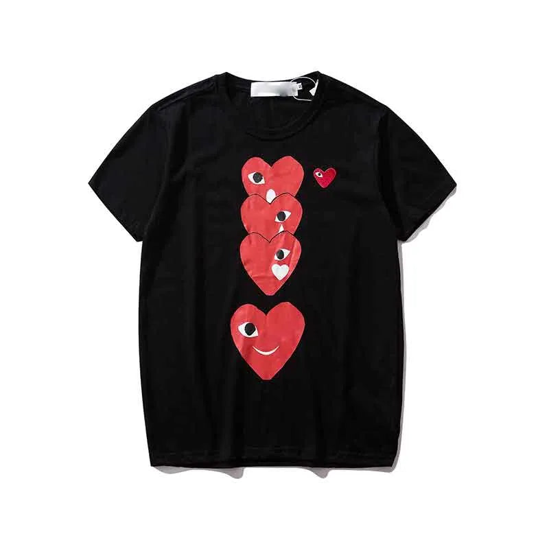 Mens t shirt designer shirts cdg tshirt men women Casual tee Loose play t shirts Trendy Garment designer t-shirts us size s-xxl