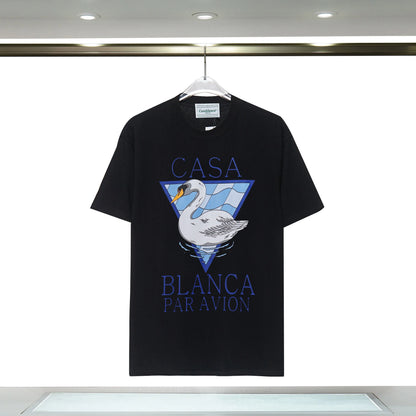 Designer T Shirt fashion women/men Casa Blanca Women T Shirt Luxe Oversized Casablanc Shirt o-Neck Cotton Short Sleeve Letter Tees 001