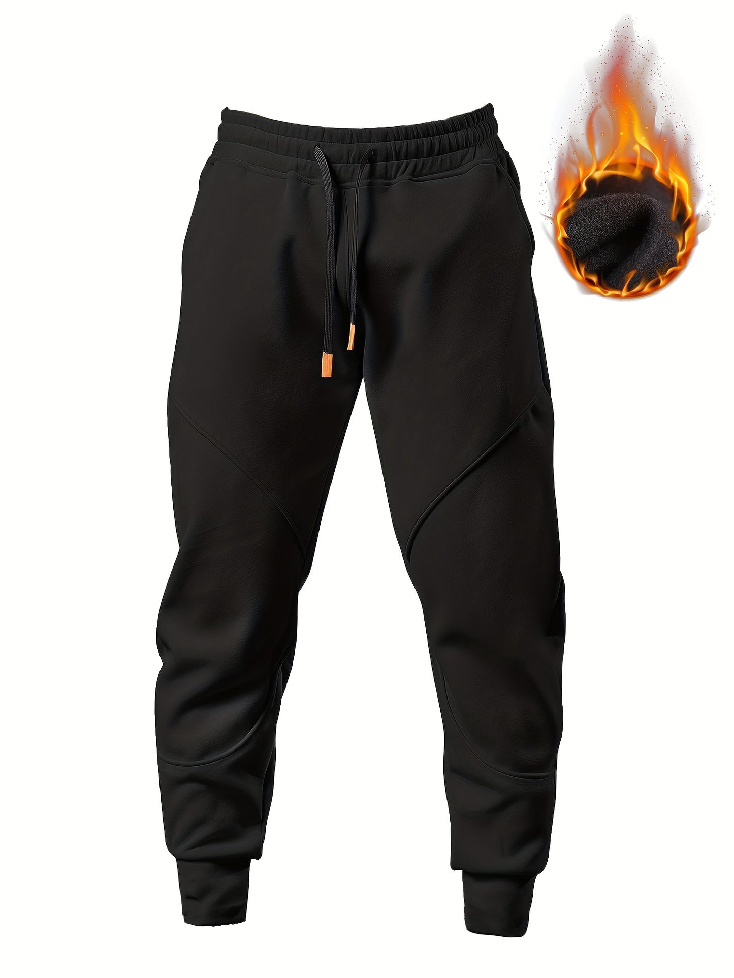 Men's Winter-Ready Fleece Joggers – Soft, Stretchy, & Durable Drawstring Sweatpants for Active Comfort