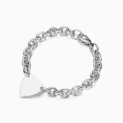 Designer bracelet women heart braceletes charm bracelet designer jewlery designer for women couple plated silver key luxury bracelet diamond gift retro zl206