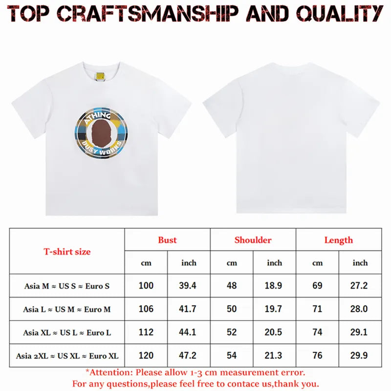 designer Mens T Shirts Top Craftsmanship mens womens Fashion tshirt Foam Print Short Sleeve Street Casual tees Cotton polo tshirts