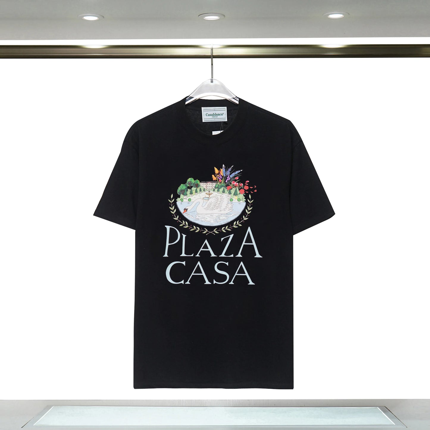 casablanc shirt Ment shirt designer t shirts Brand shirt Men casablanca tshirt Breathable TShirts Sleeve Top Tees casa US Size S-XXL