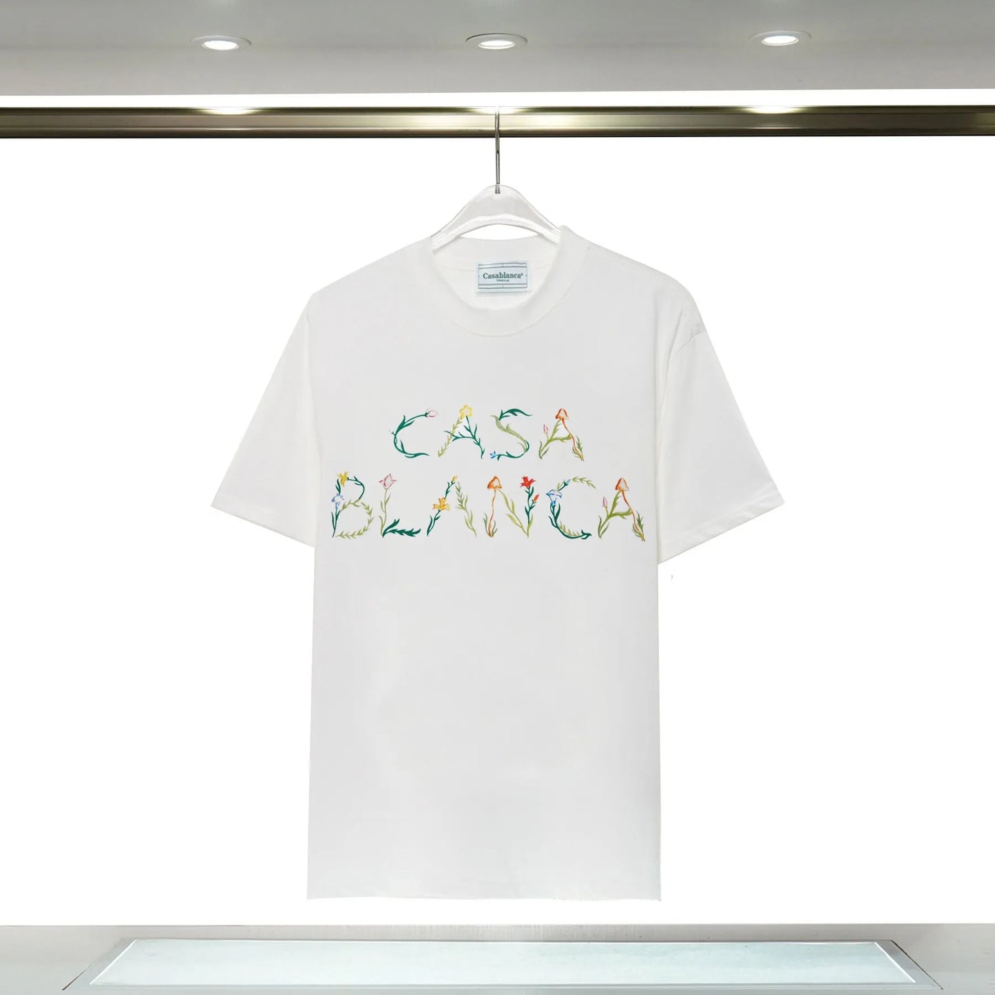 Designer T Shirt fashion women/men Casa Blanca Women T Shirt Luxe Oversized Casablanc Shirt o-Neck Cotton Short Sleeve Letter Tees 001