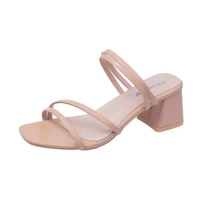 Dress Shoes Summer sandals low waisted womens dress shoes elegant party plastic pink high heels black fashion  comfortable pieces H240527