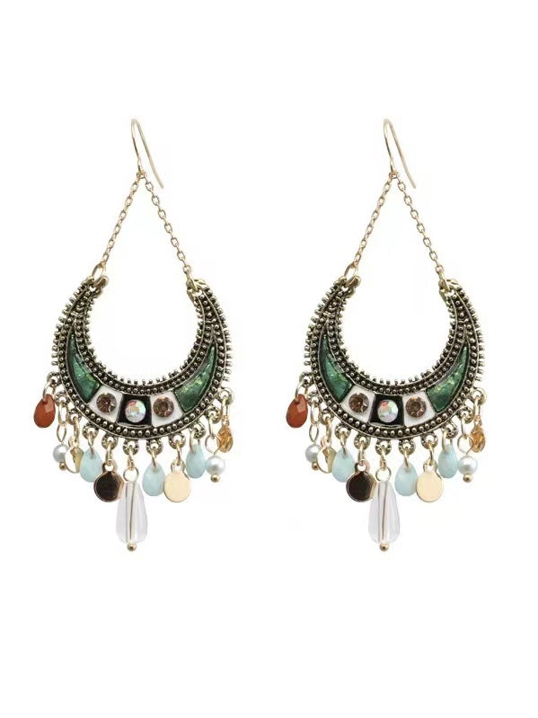 sengpan 2024 New Bohemian Tassel Hazel Earrings