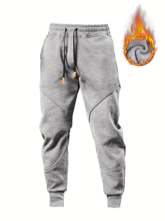 Men's Winter-Ready Fleece Joggers – Soft, Stretchy, & Durable Drawstring Sweatpants for Active Comfort