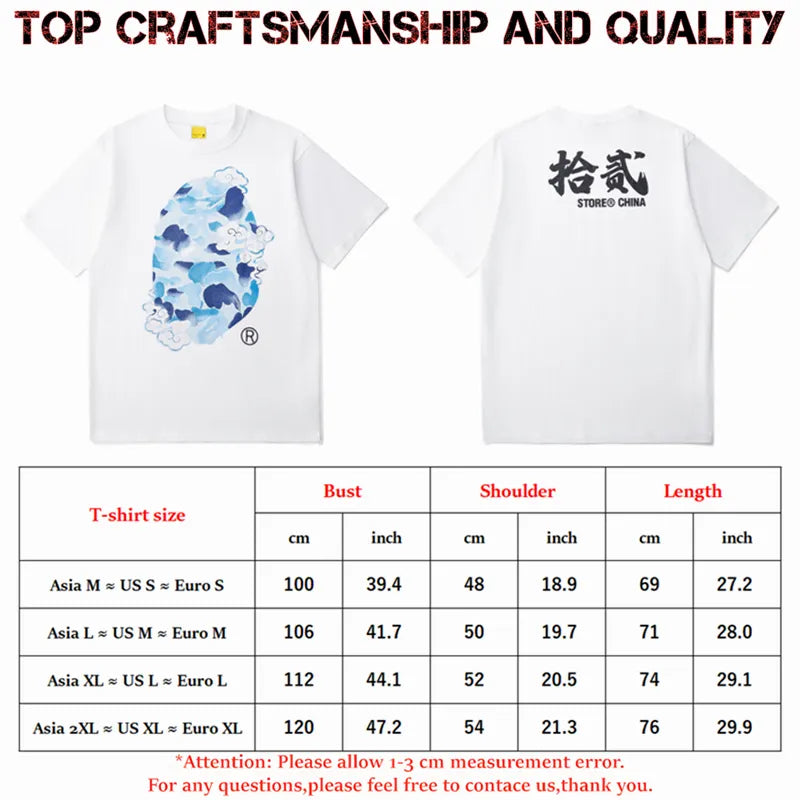 designer Mens T Shirts Top Craftsmanship mens womens Fashion tshirt Foam Print Short Sleeve Street Casual tees Cotton polo tshirts