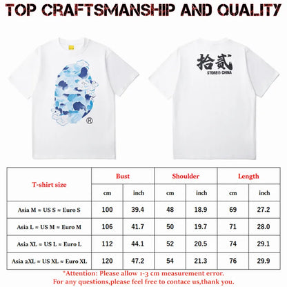 designer Mens T Shirts Top Craftsmanship mens womens Fashion tshirt Foam Print Short Sleeve Street Casual tees Cotton polo tshirts