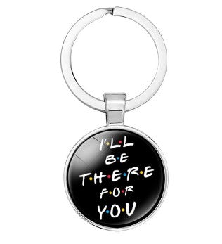 sengpan Friends TV Show Keychain Central Perk Coffee Time Photo Frame Pendant Key Chain For Best Friend Car Keyring Llavero Jewelry Gift