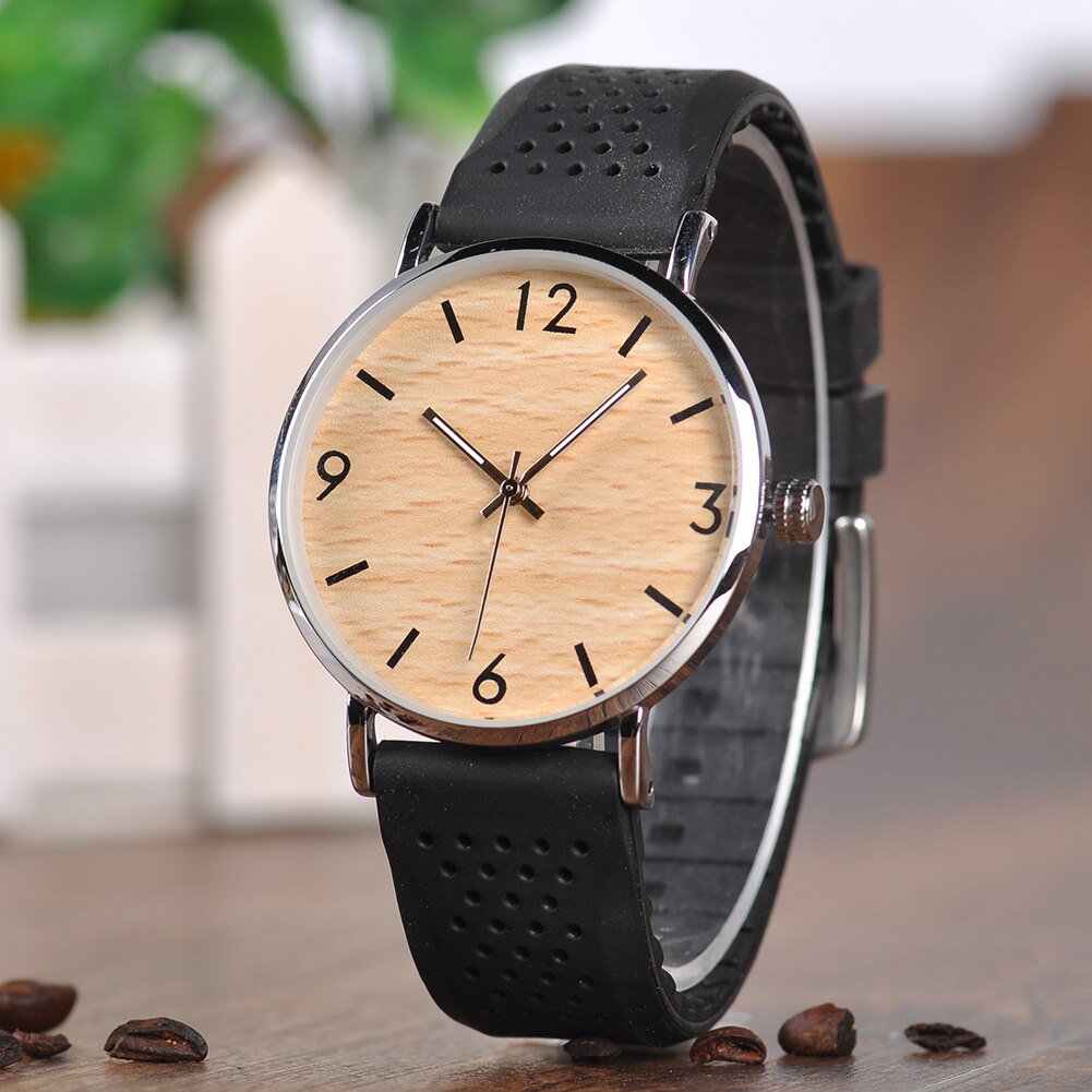 sengpan watches on sale clearance Customize Wooden Watch Ladies Clearance Sale Promotion Quartz Wristwatches Male Women Leather Strap