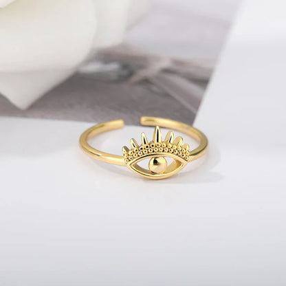 sengpan Steel Rings for Women Aesthetic Heart Gold Color Wedding Ring Waterproof Jewelry Finger Accessories Free Shipping Gift