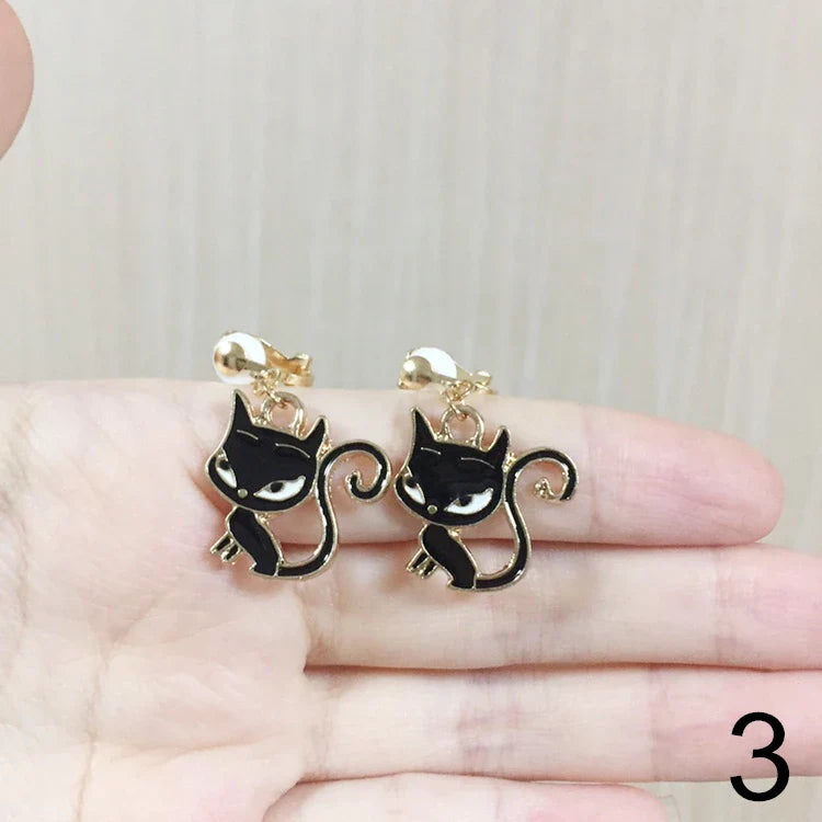 sengpan Child Blue Starfish Ear Clip Earrings Kids Cartoon Fashion No Piercing Ear Rings For Kids Gift Jewelry Korean Ear Clip Girls