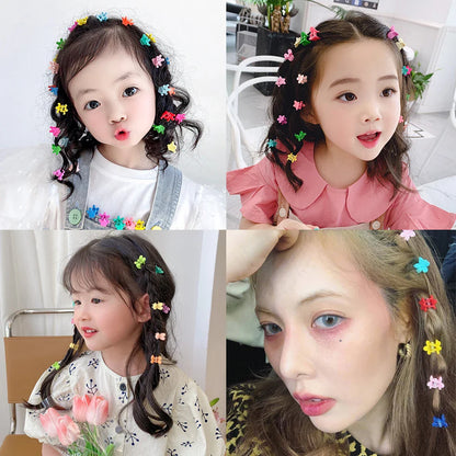 sengpan Children Mini Star Grip Claw Hair Clips Girl Bangs Clamp Hairpins Candy Color Small Barrettes Headdress Hair Styling Accessories