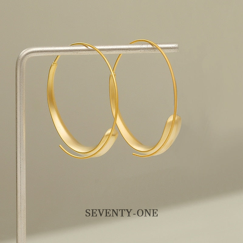 sengpan New style show face small high-end atmosphere decoration fashion women temperament personality exaggerated ear ring women