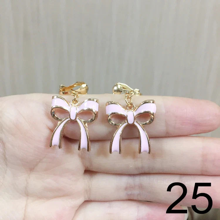 sengpan Child Blue Starfish Ear Clip Earrings Kids Cartoon Fashion No Piercing Ear Rings For Kids Gift Jewelry Korean Ear Clip Girls