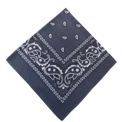 sengpan  Fashion Women Bandana Scarf Girls Kids Punk Square Bandanas Headwear Bohemian Head Scarf Headbands Hair Accessories