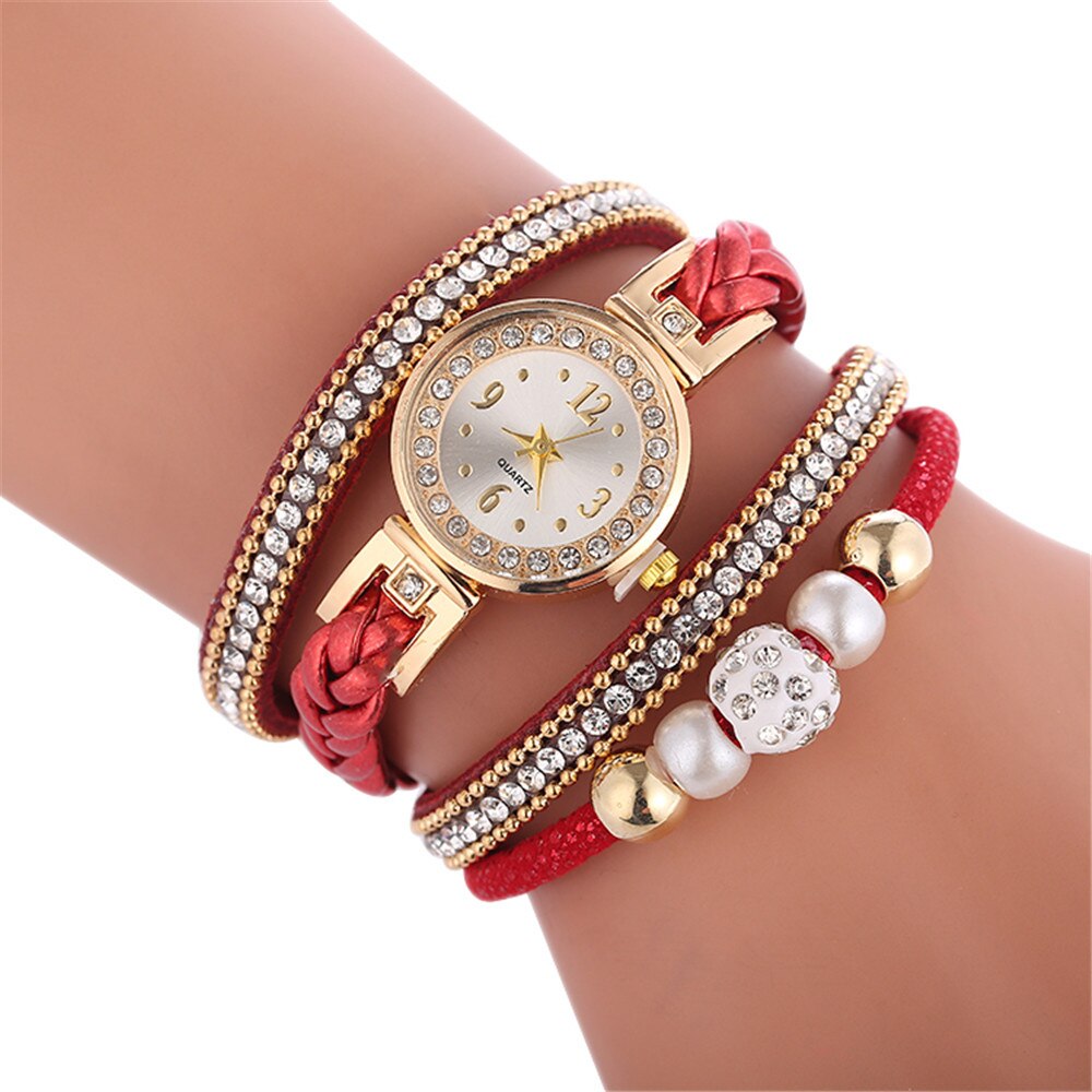 sengpan Christmas wishlist Bracelet Watches women Wrap Around Fashion Bracelet Fashion Dress Ladies Womans Wrist Watch relojes mujer Clock for Gift