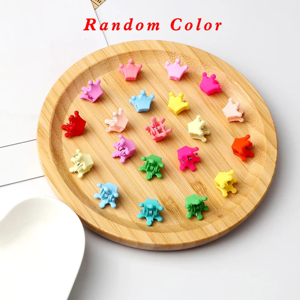 sengpan Children Mini Star Grip Claw Hair Clips Girl Bangs Clamp Hairpins Candy Color Small Barrettes Headdress Hair Styling Accessories