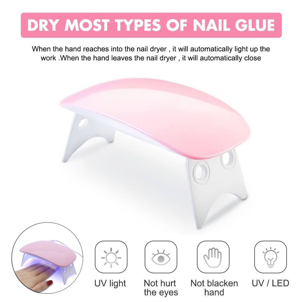 sengpan 54W UV LED Nail Lamp For Manicure Set UV Gel Polish Dryer Varnish Soak Off Nails 30s/60s/90s Auto Sensor Manicure Tool