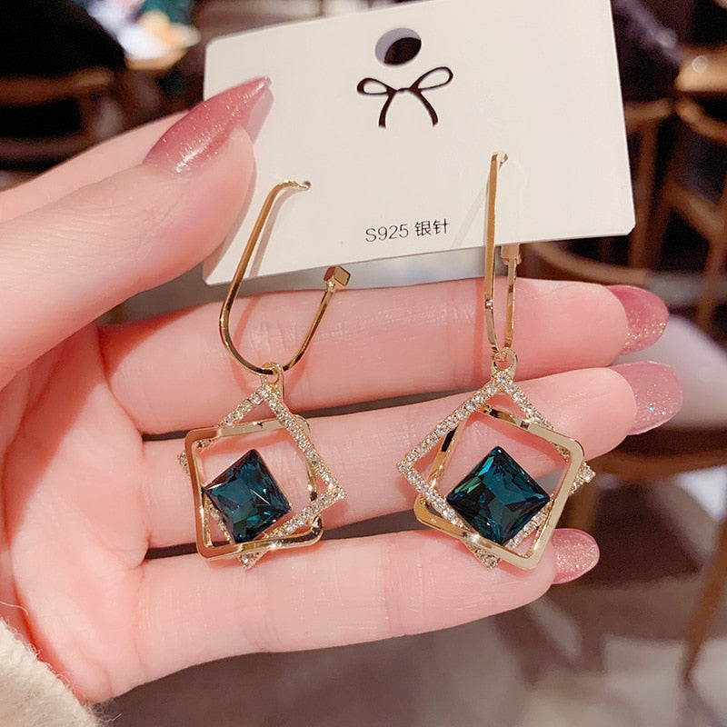 sengpan New style show face small high-end atmosphere decoration fashion women temperament personality exaggerated ear ring women