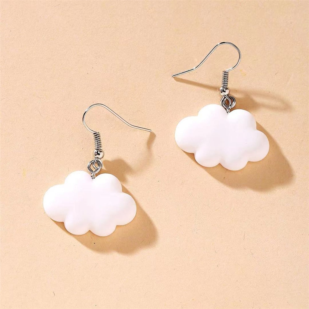 sengpan bridal jewelry set for wedding Cloud Airplane Earrings For Women Temperament Fashion Stud Earring Female Friendship Jewelry Accessories Wholesale