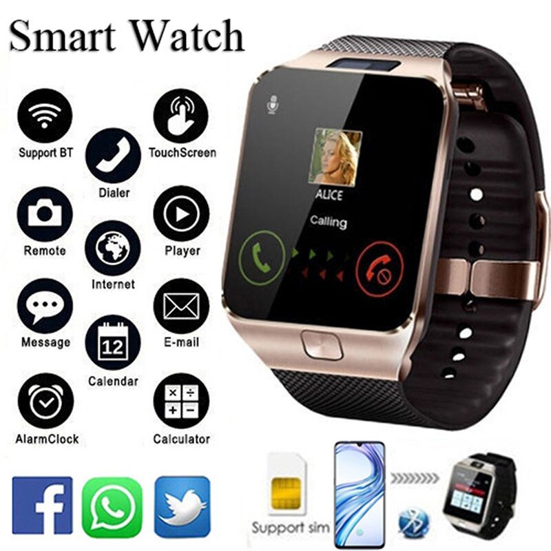 sengpan Christmas gifts ideas Smart WatchSmart Clock Support  Camera Men Women Sport Bluetooth Wristwatch For Samsung Huawei Xiaomi Android Phone