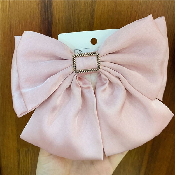 sengpan Barrette For Women Girl Rhinestone Crystal Pearl Big Hair Clip Hairpin Bow Knot Geometric Flower Head Accessories Wholesale