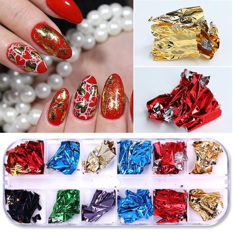 sengpan gifts for girls New 100x4cm Xmas Pattern for Nail Sticker 3D Snowflake Star Laser Glitter Christmas Nail Art Transfer Foils Stickers