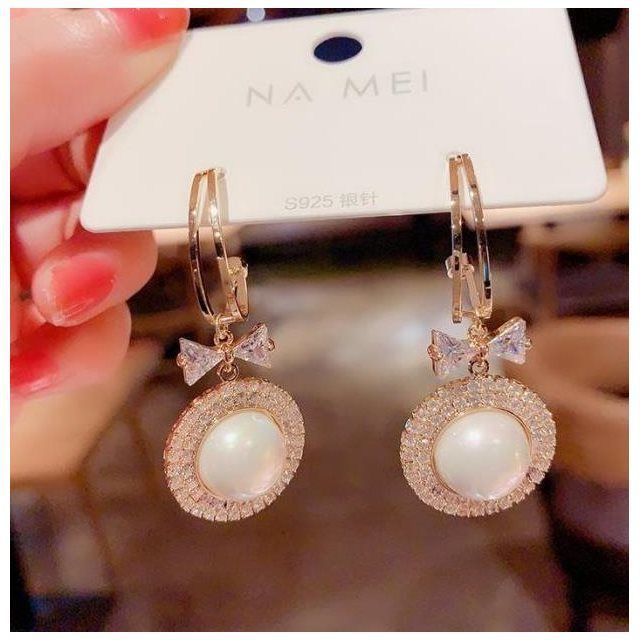 sengpan New style show face small high-end atmosphere decoration fashion women temperament personality exaggerated ear ring women