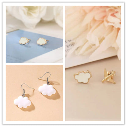 sengpan bridal jewelry set for wedding Cloud Airplane Earrings For Women Temperament Fashion Stud Earring Female Friendship Jewelry Accessories Wholesale