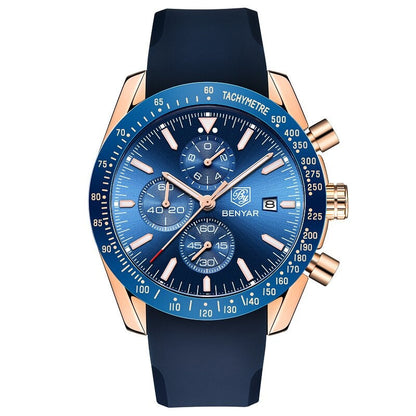 sengpan watches on sale clearance Casual Sport Watches for Men Blue Top Brand Luxury Military Leather Wrist Watch Man Clock Fashion Chronograph Wristwatch