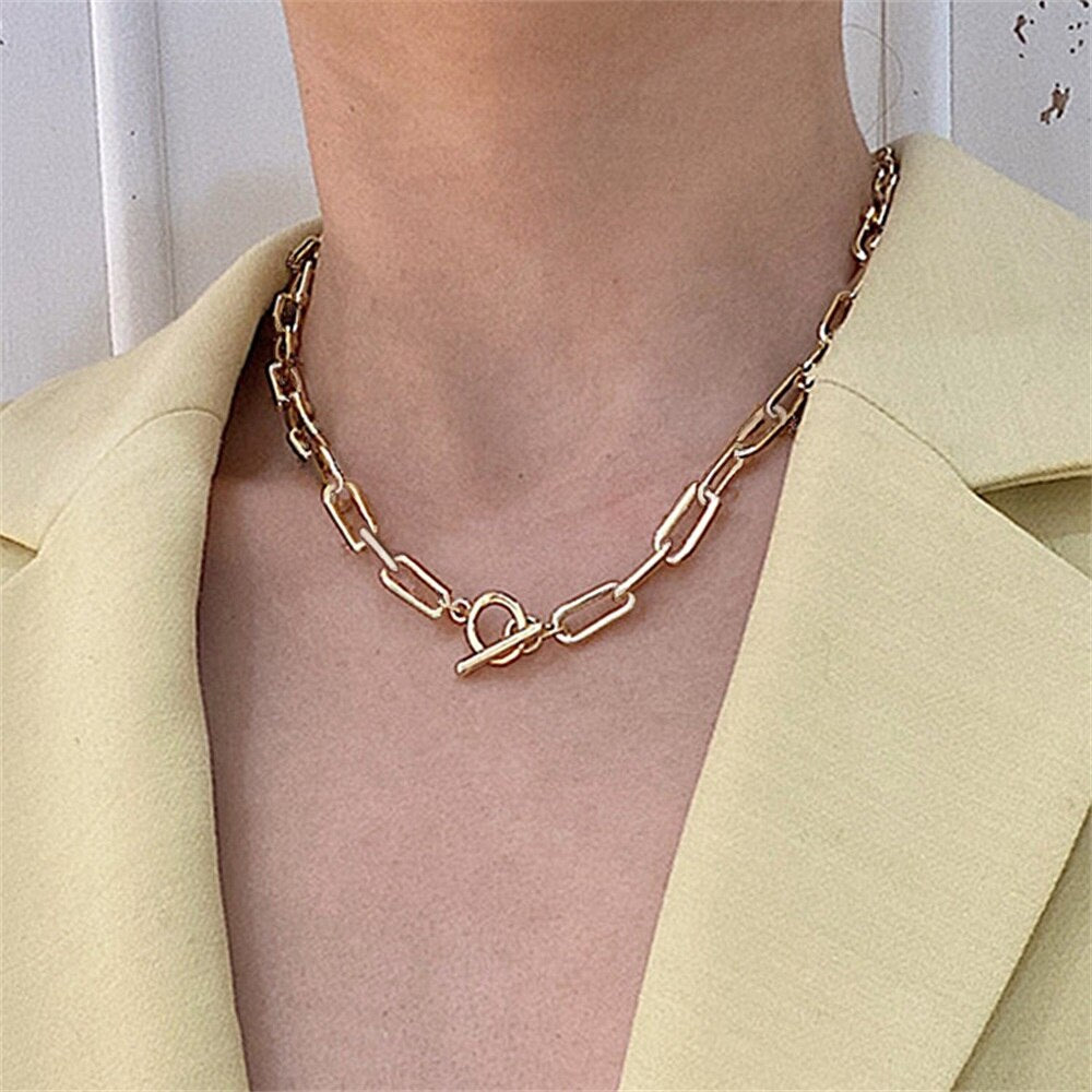 sengpan hot sale new Fashion Multi-layered Snake Chain Necklace For Women Vintage Gold Coin Pearl Choker Sweater Necklace Party Jewelry Gift