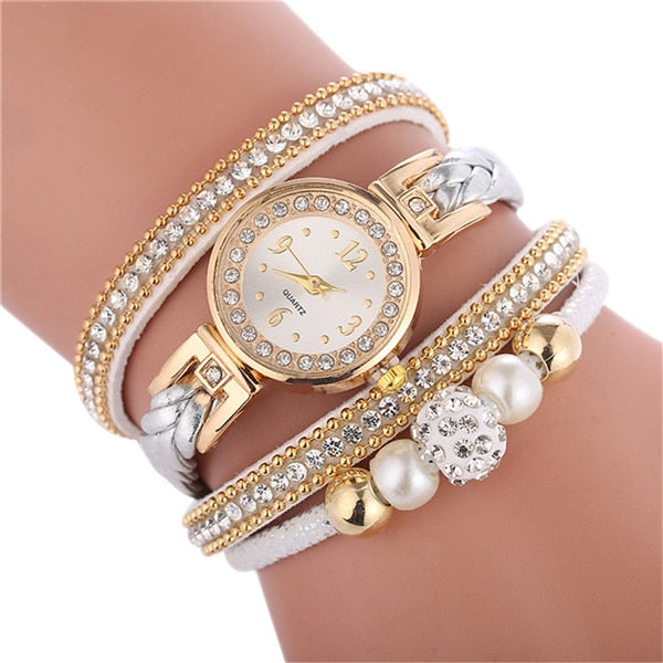 sengpan Christmas wishlist Bracelet Watches women Wrap Around Fashion Bracelet Fashion Dress Ladies Womans Wrist Watch relojes mujer Clock for Gift