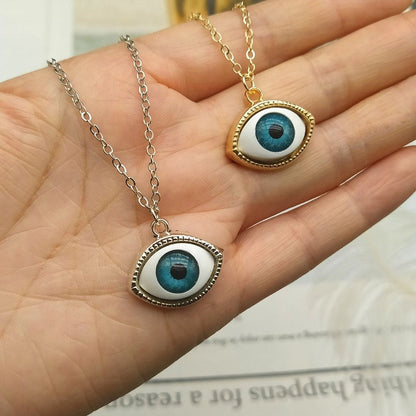 sengpan Classic Vintage Turkey Evil Eye Finger Ring Eyeball Punk Goth Jewellery Halloween Gift Fashion Ring for Men Women