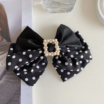 sengpan Barrette For Women Girl Rhinestone Crystal Pearl Big Hair Clip Hairpin Bow Knot Geometric Flower Head Accessories Wholesale