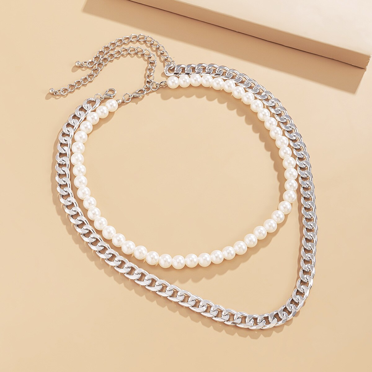 sengpan bridal jewelry set for wedding   Trend Elegant Jewelry Wedding Big Pearl Necklace For Women Fashion White Imitation Pearl Choker Necklace