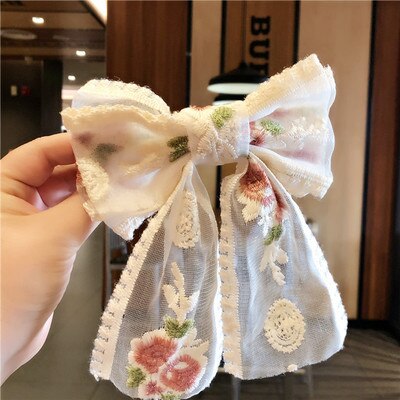 sengpan Barrette For Women Girl Rhinestone Crystal Pearl Big Hair Clip Hairpin Bow Knot Geometric Flower Head Accessories Wholesale