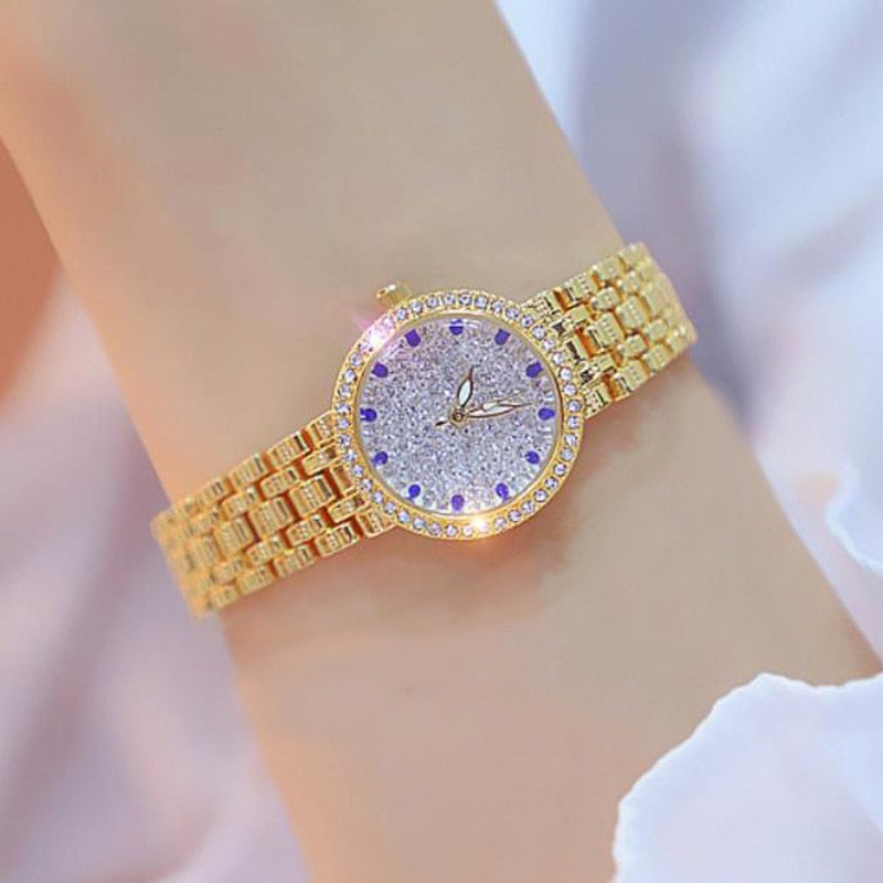 sengpan watches on sale clearance Bee Sister Diamond Quartz Luxury Brand Bracelet Watches Woman Rose Gold Ladies Steel Waterproof Wrist watch Crystal unique