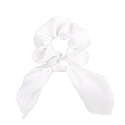 sengpan fall hair ideas hoco hair ideas updo hairstyle New Chiffon Bowknot Elastic Hair Bands For Women Girls Solid Color Scrunchies Headband Hair Ties Ponytail Holder Hair Accessorie