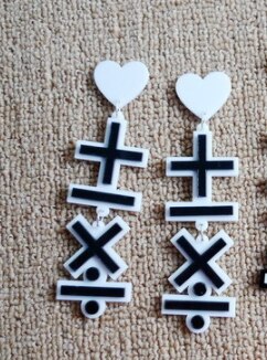 sengpan Christmas decor ideas Women Drop Dangle Earrings Weird Big Long Punk Hip Hop Math Ruler Cерьгиc Cережки Pendients Kolczyki ピアス Fashion Jewelry