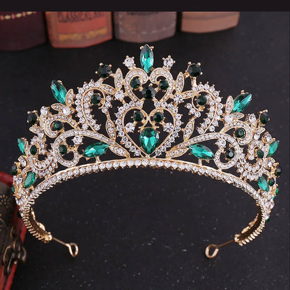 sengpan uxury Sparkling Crystal Bridal Hair Accessories Tiaras Big Diadem Crowns Girls Wedding Party Fashion Design Woman Ornaments