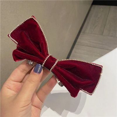 sengpan Barrette For Women Girl Rhinestone Crystal Pearl Big Hair Clip Hairpin Bow Knot Geometric Flower Head Accessories Wholesale