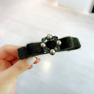 sengpan Barrette For Women Girl Rhinestone Crystal Pearl Big Hair Clip Hairpin Bow Knot Geometric Flower Head Accessories Wholesale