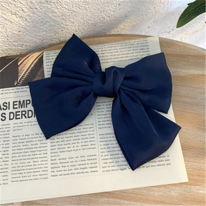 sengpan Women Girl Big Bow knot Tie Barrette Hair clips Hairpins Bands Fabric Fashion Korean Lady Head wear Accessories Wholesale Gifts