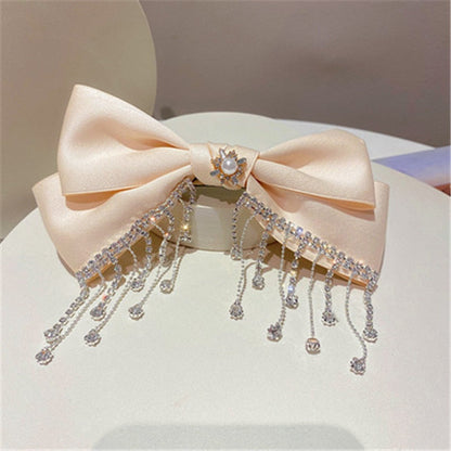 sengpan Barrette For Women Girl Rhinestone Crystal Pearl Big Hair Clip Hairpin Bow Knot Geometric Flower Head Accessories Wholesale