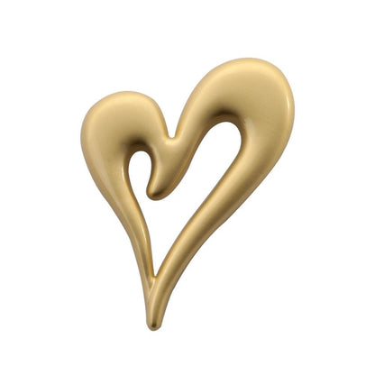 sengpan Elegant Hollow Heart Pins Brooches for Men Women Unisex Brooch Pins Wedding Jewelry Brooch Christmas New Year Gift