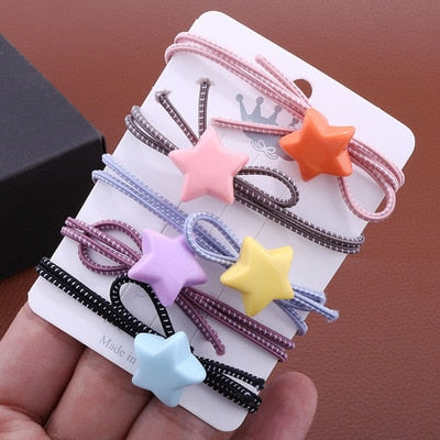 sengpan Women Hair Tie Elastic Rubber Band Girl Acrylic Bear Korean Scrunchies Head Accessories Handmade Wholesale Dropshipping