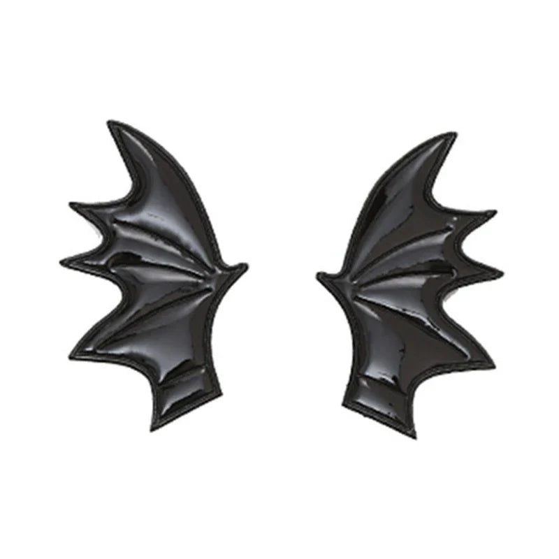 sengpan Devil Hair Clip Bat Wing Barrette for Halloween Party Wear Hairpin Cosplay Props Theme Creative Photo Prop Costume