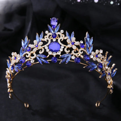 sengpan uxury Sparkling Crystal Bridal Hair Accessories Tiaras Big Diadem Crowns Girls Wedding Party Fashion Design Woman Ornaments