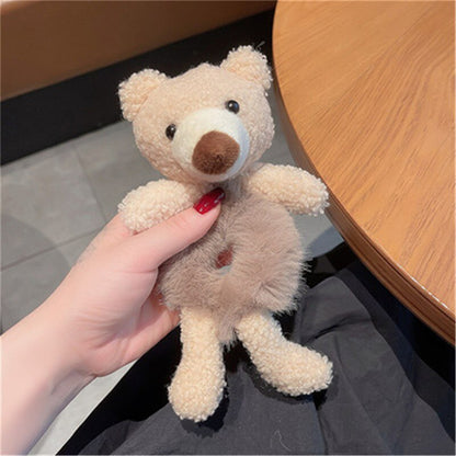 sengpan Christmas wishlist New cute girl plush bear frog hair rope fashion ladies girls elastic pompon hair band ponytail hair ring hair accessories gift